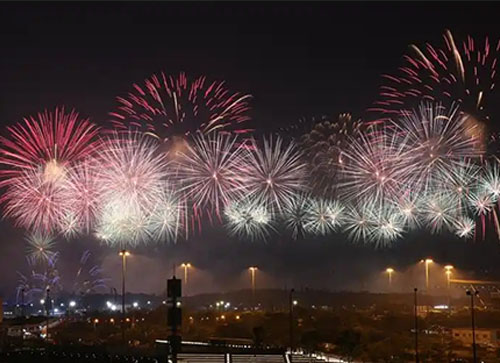 定安县焰火晚会